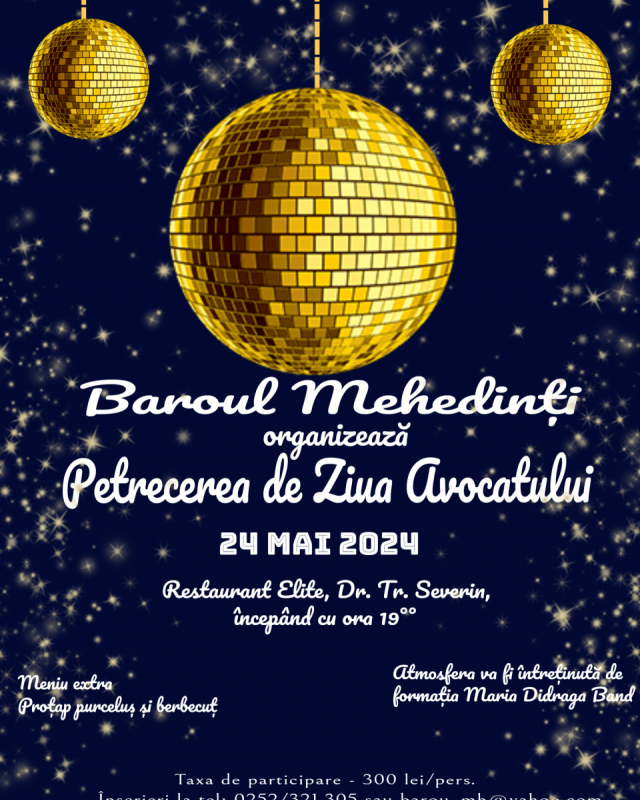 Afis petrecere 24 mai 2024